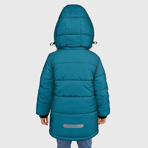 Зимняя куртка для девочки Китель / 3D-Черный – фото 4