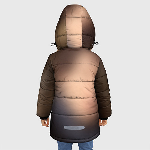 Зимняя куртка для девочки Бенедикт Камбербэтч 1 / 3D-Черный – фото 4