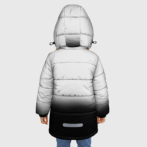 Зимняя куртка для девочки Бенедикт Камбербэтч / 3D-Черный – фото 4