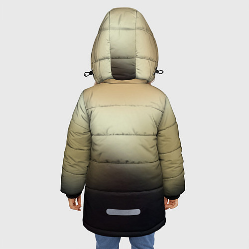Зимняя куртка для девочки Элвис Пресли / 3D-Черный – фото 4