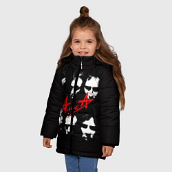 Куртка зимняя для девочки Группа АлисА, цвет: 3D-черный — фото 2