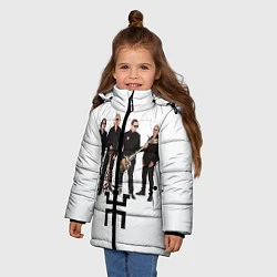 Куртка зимняя для девочки Группа Пикник, цвет: 3D-черный — фото 2
