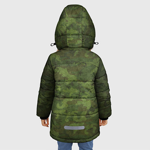 Зимняя куртка для девочки Главнокомандующий Коля / 3D-Черный – фото 4