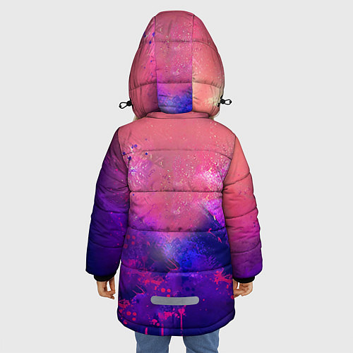 Зимняя куртка для девочки Michael Jackson: Moon / 3D-Черный – фото 4