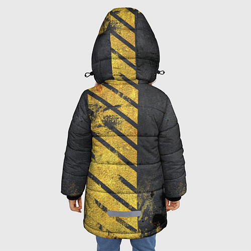 Зимняя куртка для девочки DANGEROUS / 3D-Черный – фото 4