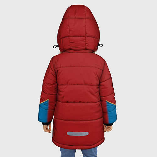 Зимняя куртка для девочки Пиджак Майкла Джексона / 3D-Черный – фото 4