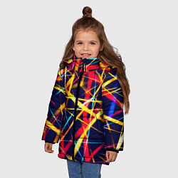 Куртка зимняя для девочки Blink, цвет: 3D-красный — фото 2