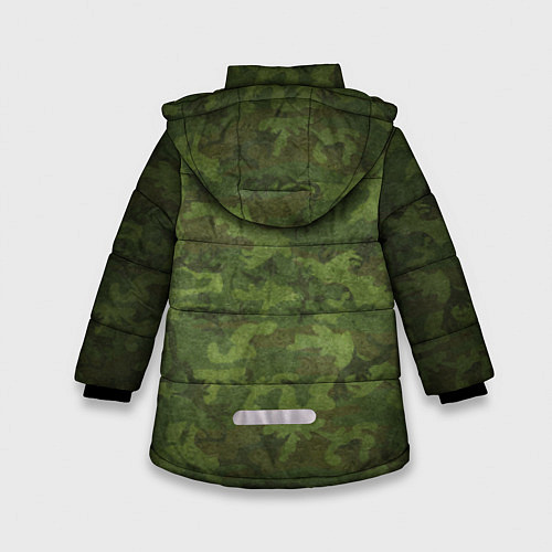 Зимняя куртка для девочки Главнокомандующий Валера / 3D-Светло-серый – фото 2