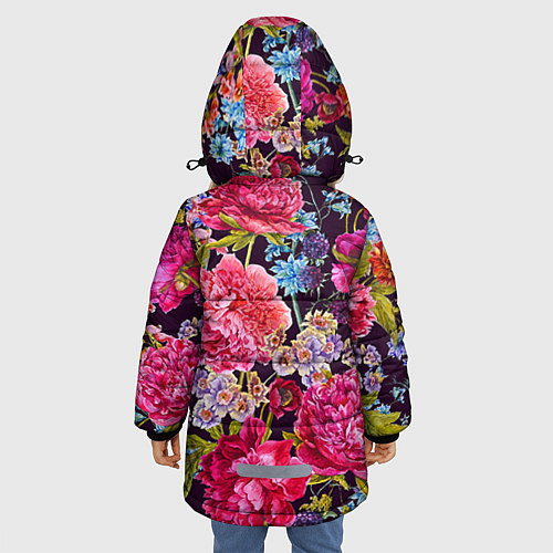 Зимняя куртка для девочки Бабушке / 3D-Черный – фото 4