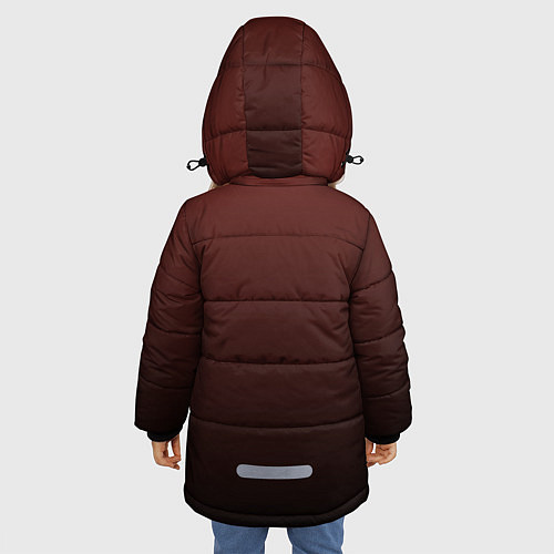 Зимняя куртка для девочки Его величество Паша / 3D-Черный – фото 4