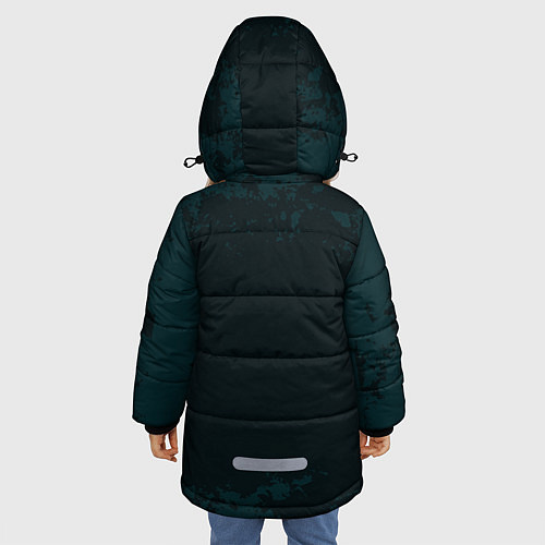 Зимняя куртка для девочки Dreamcatcher / 3D-Черный – фото 4