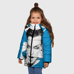 Куртка зимняя для девочки Милла Йовович, цвет: 3D-красный — фото 2