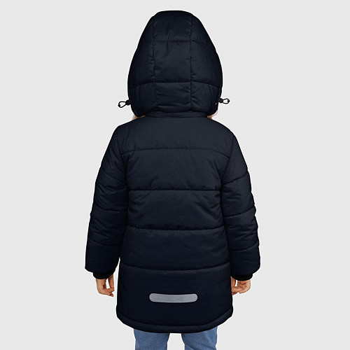 Зимняя куртка для девочки Mаrilyn Manson: Biker / 3D-Черный – фото 4