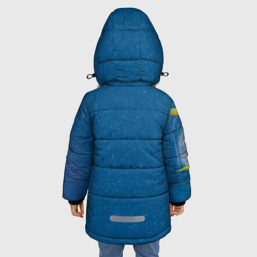 Зимняя куртка для девочки Сейлор Мун / 3D-Черный – фото 4