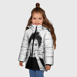 Куртка зимняя для девочки Молодая Земфира, цвет: 3D-черный — фото 2