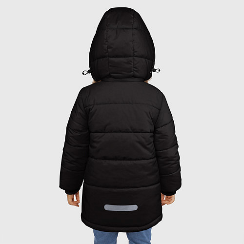Зимняя куртка для девочки Волейбол 93 / 3D-Черный – фото 4