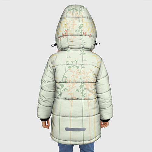 Зимняя куртка для девочки Тоторо / 3D-Черный – фото 4
