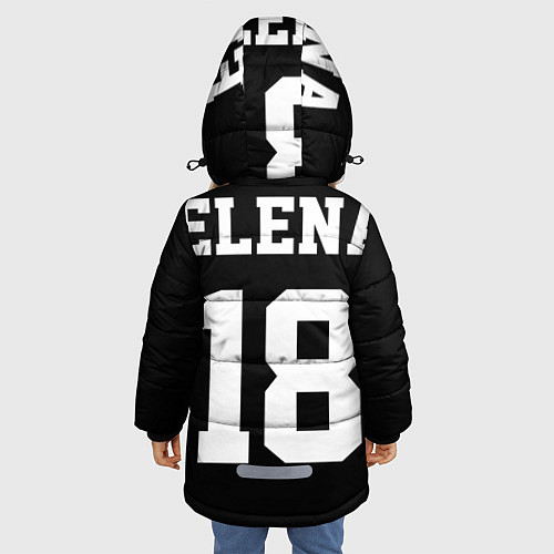 Зимняя куртка для девочки Elena / 3D-Черный – фото 4