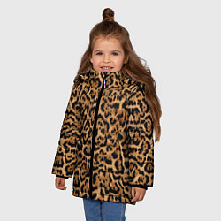 Куртка зимняя для девочки Jaguar, цвет: 3D-черный — фото 2