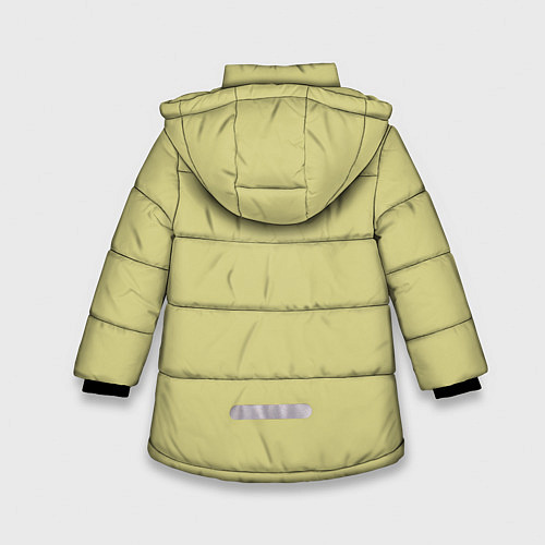 Зимняя куртка для девочки Имперская русь / 3D-Светло-серый – фото 2