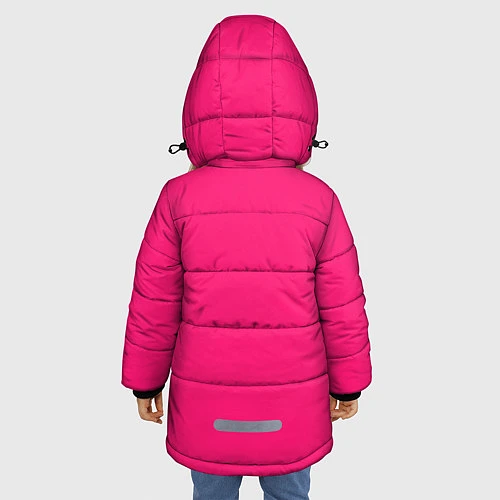 Зимняя куртка для девочки You're dead meat / 3D-Черный – фото 4