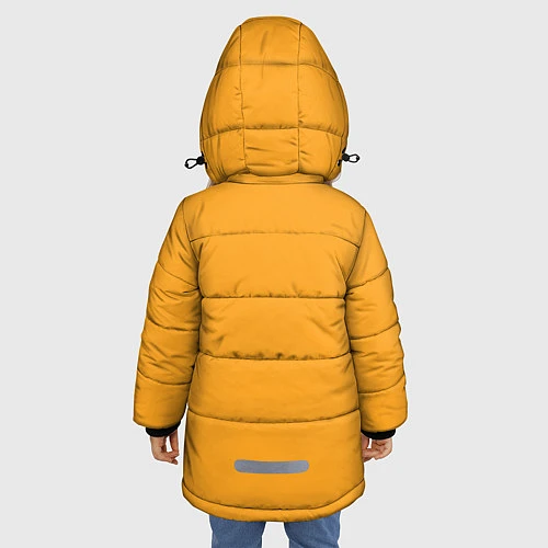 Зимняя куртка для девочки Мексиканский череп / 3D-Черный – фото 4