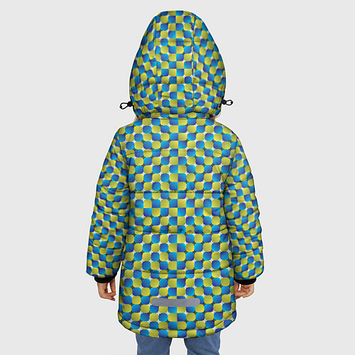 Зимняя куртка для девочки Великая иллюзия / 3D-Черный – фото 4