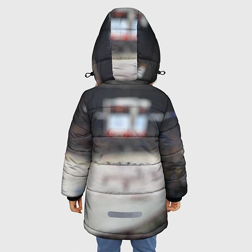 Зимняя куртка для девочки Washington Capitals / 3D-Черный – фото 4
