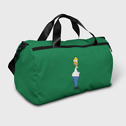 Спортивная сумка Гомер в кустах