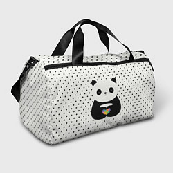 Спортивная сумка Любовь панды