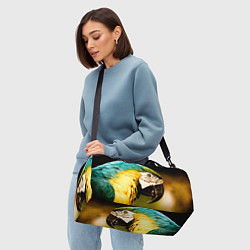 Сумки спортивные Улыбка попугая, цвет: 3D-принт — фото 2