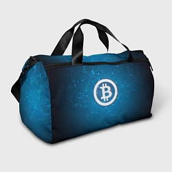 Спортивная сумка Bitcoin Blue
