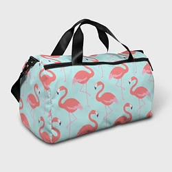 Спортивная сумка Розовые фламинго