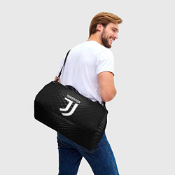 Сумки спортивные FC Juventus: Black Lines, цвет: 3D-принт — фото 2