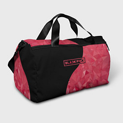 Спортивная сумка Black Pink: Pink Polygons