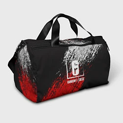 Спортивная сумка R6S: Red & White