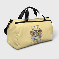 Спортивная сумка Owls like coffee