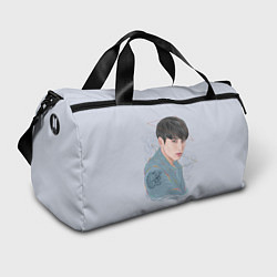 Сумки спортивные Jeon Jungkook, цвет: 3D-принт