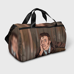 Сумки спортивные 10TH DOCTOR WHO, цвет: 3D-принт