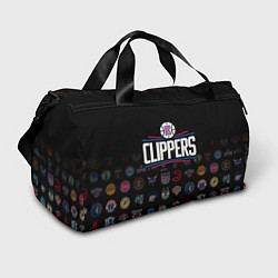 Сумки спортивные Los Angeles Clippers 2, цвет: 3D-принт