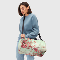 Сумки спортивные Цветы, цвет: 3D-принт — фото 2