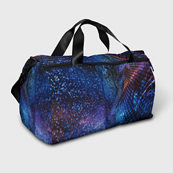 Спортивная сумка Синяя чешуйчатая абстракция blue cosmos