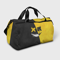 Спортивная сумка Yellow and Black Emoji