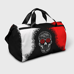 Спортивная сумка Red White Skull - Череп