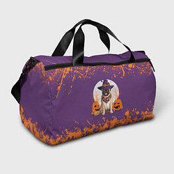 Спортивная сумка Мопс на хэллоуин