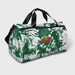 Сумки спортивные Minnesota Wild, Миннесота Уайлд, цвет: 3D-принт