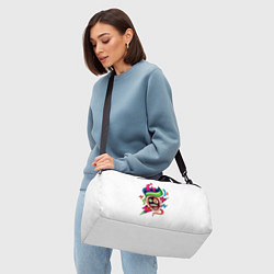 Сумки спортивные Комичное Лицо - Абстрактные Фигуры Модерн, цвет: 3D-принт — фото 2