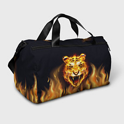 Спортивная сумка Тигр В Пламени