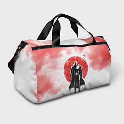 Спортивная сумка Сайтама красный дым One Punch-Man