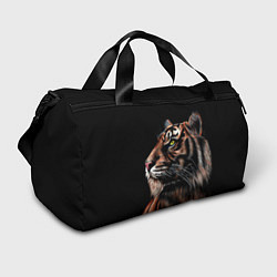 Спортивная сумка Тигр в Темноте Взгляд Вверх